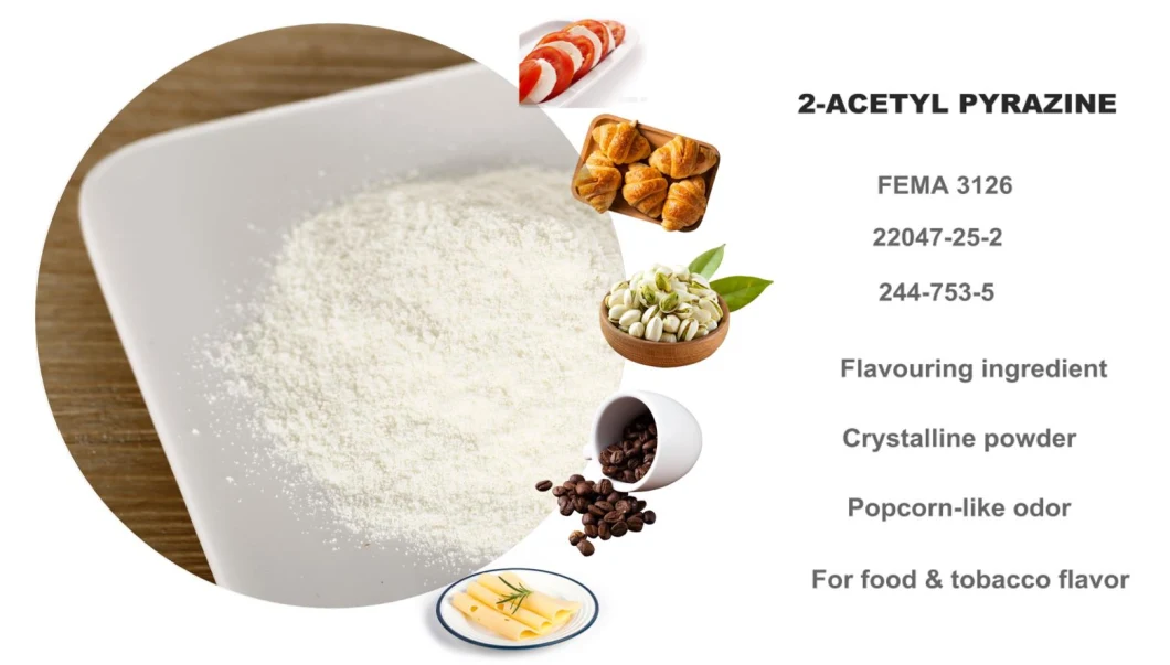 Synthetic Flavour &amp; Fragrance 2-Acetyl Pyrazine for Popcorn /Tobacco etc.