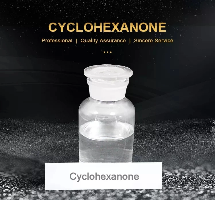 CAS 108-94-1 Industrial Grade Solvent 99.8% Cyclohexanone C6h10o Made in China