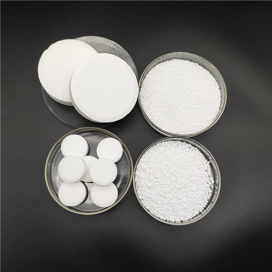 TCCA Trichloroisocyanuric Acid Chlorine Swimming Pool Chlorine Water Treatment Chemical Tablets Granular Powder TCCA 90% Swimming Pool Disinfectant